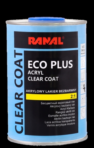 RANAL akrylový lak ECO PLUS 2:1 1lt + 0,5lt tuž.