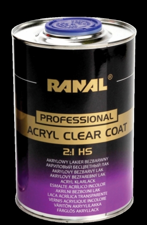 RANAL akrylový lak HS 2:1 PROFESSIONAL 1lt + 0,5lt tuž.